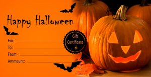 Gift Certificate / Halloween