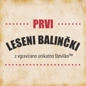 blagovna znamka Leseni balincki